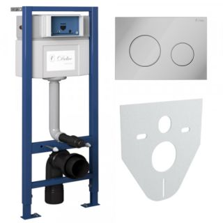 Комплект Delice Oreol 4 в 1: инсталляция крепления клавиша смыва Oreol шумоизоляция DLR 000003